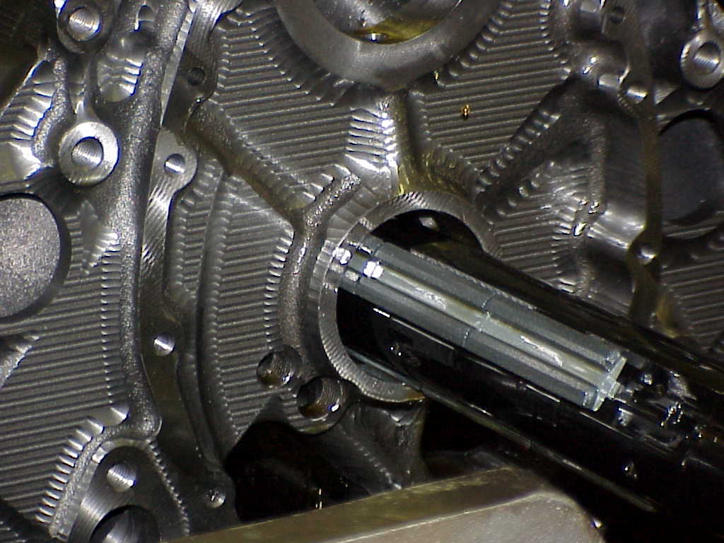 Machine Cam Bores on Blocks